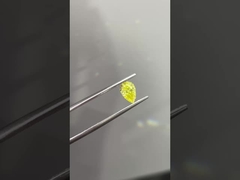 0.83ct 실험실 자란 다이아몬드 페어 컷 CVD 고급 노란색 VS 느슨 다이아몬드