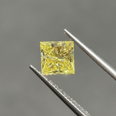 주문 1.19ct 실험실에서 자란 화려한 노란색 다이아몬드 VVS2 2EX N IGI 인증 online manufacture