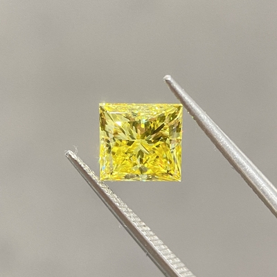 주문 VVS2 2.14ct 실험실 제작 카나리 다이아몬드 CVD HPHT 다이아몬드 OEM online manufacture