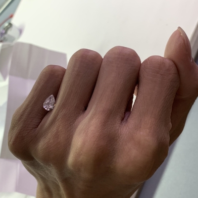 주문 1.00CT E VS1 2EX 제조 다이아몬드 Pear Shape Lab 제작 다이아몬드 OEM ODM online manufacture