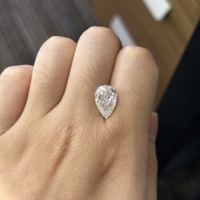 주문 4.09CT F VS1 EX VG CVD 피어 모양 실험실 제작 다이아몬드 LG628426480 online manufacture