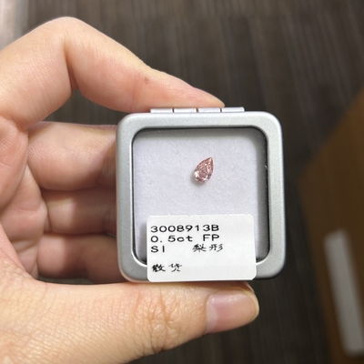 주문 0.5ct VS1 맑은 밝은 분홍색 실험실에서 자란 다이아몬드 페어 절단 online manufacture