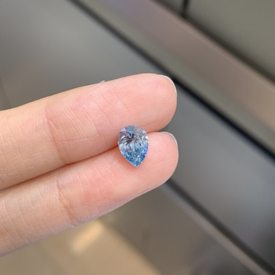 주문 IGI 인증 1.13ct 실험실에서 자란 다이아몬드 페어 절단 CVD 고급 강렬한 블루 VS2 2EX N online manufacture