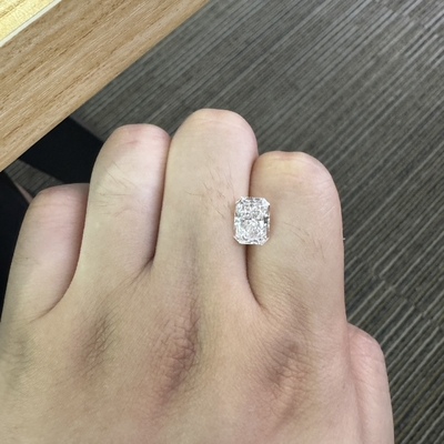 주문 3.07ct 실험실에서 자란 다이아몬드 광선 절단 F VS1 2EX N IGI OEM ODM online manufacture