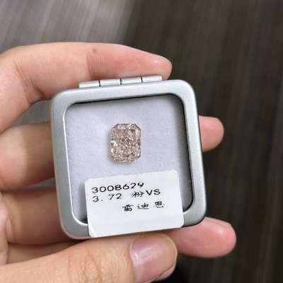 주문 3.72ct 심혈관 질환 핑크색 실험실 자란 다이아몬드 반광 절단 VS 명확성 online manufacture