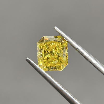 주문 1.34ct VS1 고급 노란색 실험실에서 자란 다이아몬드 보석 제조 online manufacture