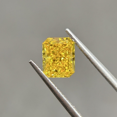 주문 1.27ct VS1 2EX N IGI 노란색 실험실 자란 다이아몬드 광선 절단 HPHT online manufacture