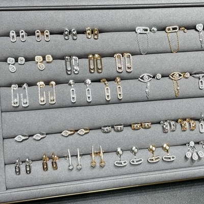 주문 18k 정금 정금 보석 복제 보석 H 색상 SI1 맑음 online manufacture