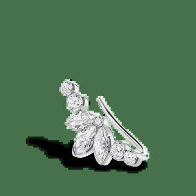 주문 0.67 카라트 실험실 제작 다이아몬드 허프 귀걸이 VVS 맑음 HPHT 마키 크트 online manufacture