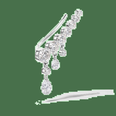 주문 0.7 카라트 실험실 제작 다이아몬드 허프 귀걸이 VVS 명성 HPHT 진주 절단 online manufacture