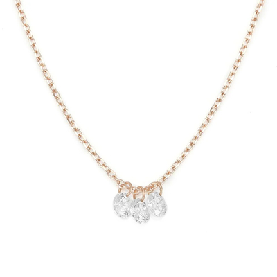 주문 DEFGH 18K 14K 10K 고금 선명성 CVD 둥근 절단 베젤 실험실 자란 다이아몬드 목걸이 online manufacture