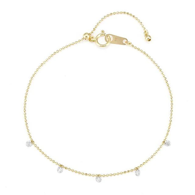 주문 18K, 14K, 10K 금으로 만든 둥근 베젤, 보석 애호가용 다이아몬드 팔찌 online manufacture