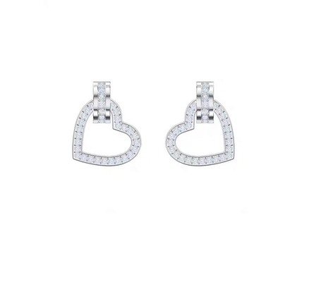 주문 0.22카라트 실험실 제작 다이아몬드 허프 귀걸이 VVS 맑음 HPHT 둥근 절단 online manufacture
