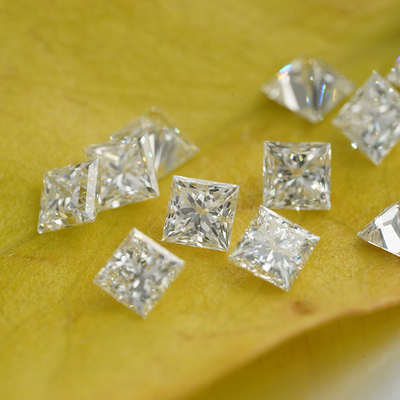 프린세스 컷 화이트 메레 다이아몬드 HPHT 1.8~4.1mm 0.01~0.47ct