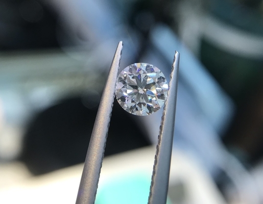 1.0CT D VS2 ID EX CVD HPHT 실험실 자란 다이아몬드 둥글 브릴리언트 절단