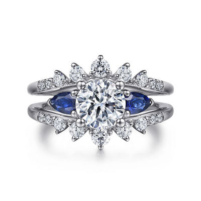 실험실에서 자란 다이아몬드 약혼 반지 1+0.51ctw 5# 6# 7# 8# 9#